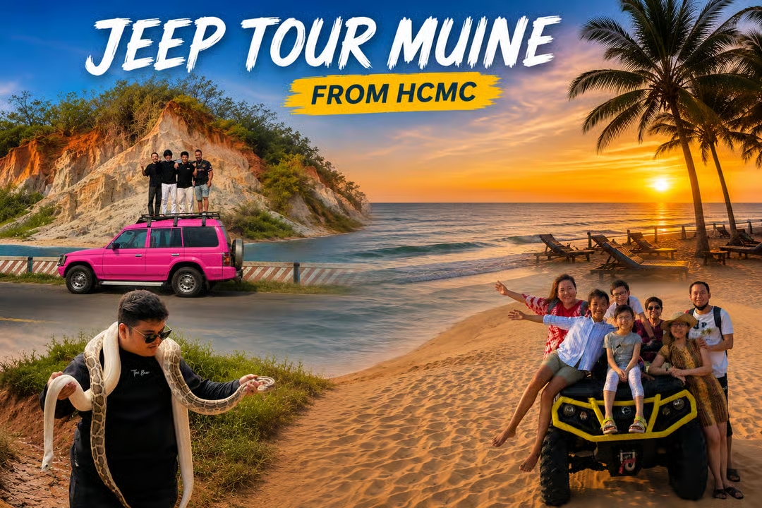 Ho Chi Minh: Mui Ne Jeep Day Trip, Sand Dunes & ATV Option